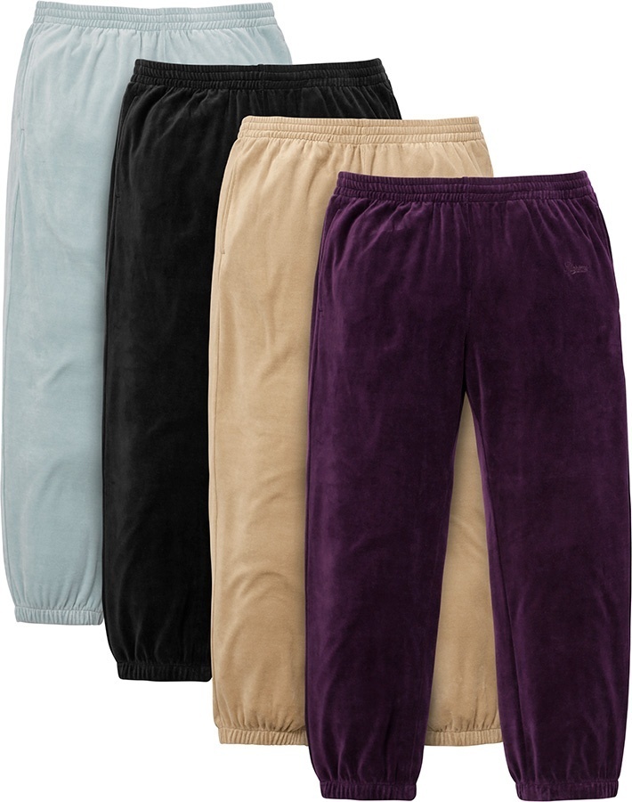 Velour Warm Up Pant